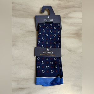 Stanford bow tie pocket square new with tags